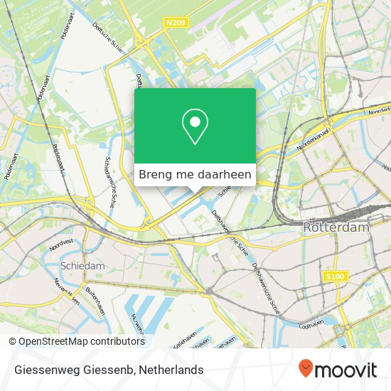 Giessenweg Giessenb kaart