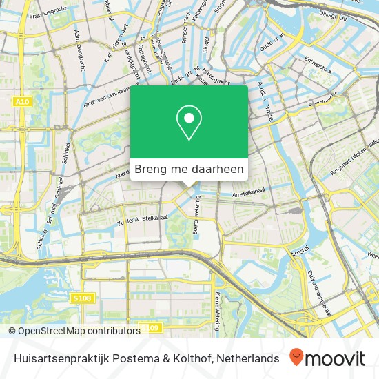 Huisartsenpraktijk Postema & Kolthof kaart