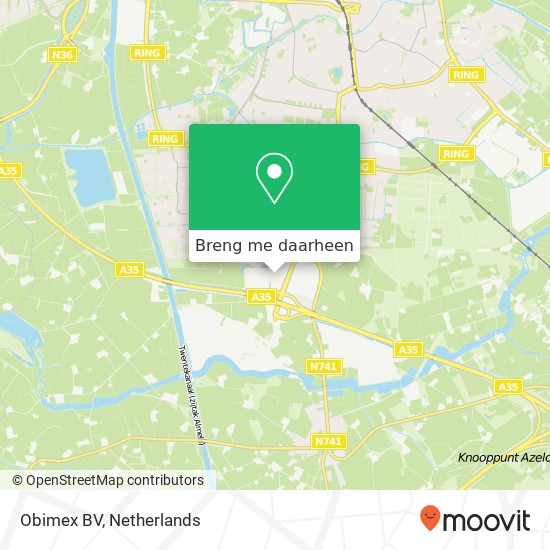 Obimex BV kaart