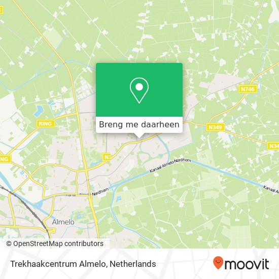 Trekhaakcentrum Almelo kaart