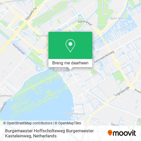 Burgemeester Hoffscholteweg Burgemeester Kasteleinweg kaart