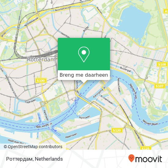 Роттердам kaart