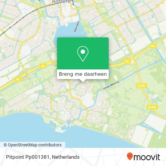 Pitpoint Pp001381 kaart