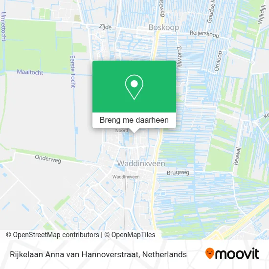 Rijkelaan Anna van Hannoverstraat kaart
