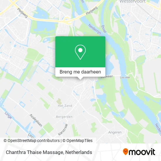 Chanthra Thaise Massage kaart