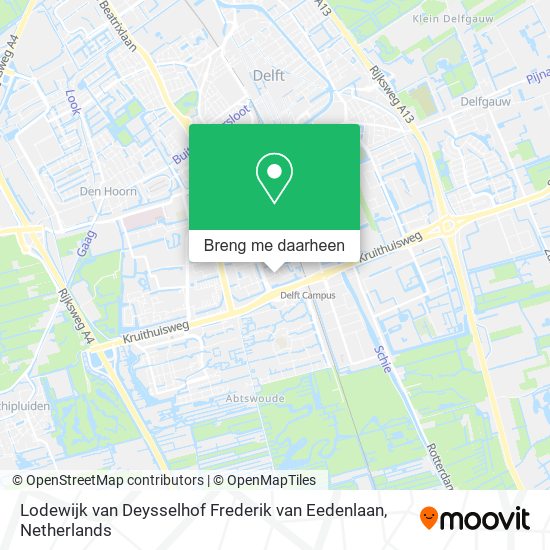 Lodewijk van Deysselhof Frederik van Eedenlaan kaart