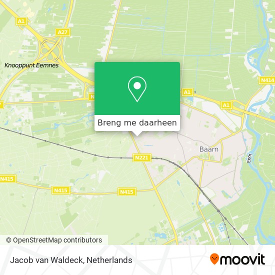 Jacob van Waldeck kaart