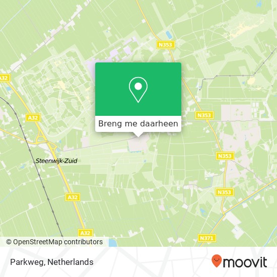 Parkweg kaart