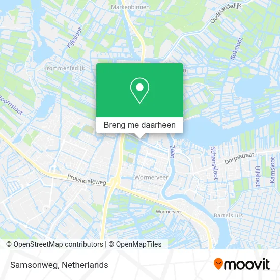 Samsonweg kaart
