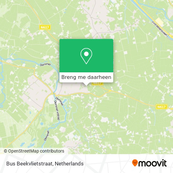 Bus Beekvlietstraat kaart