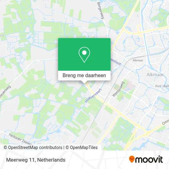 Meerweg 11 kaart