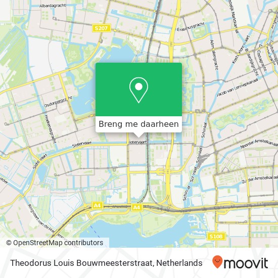Theodorus Louis Bouwmeesterstraat kaart