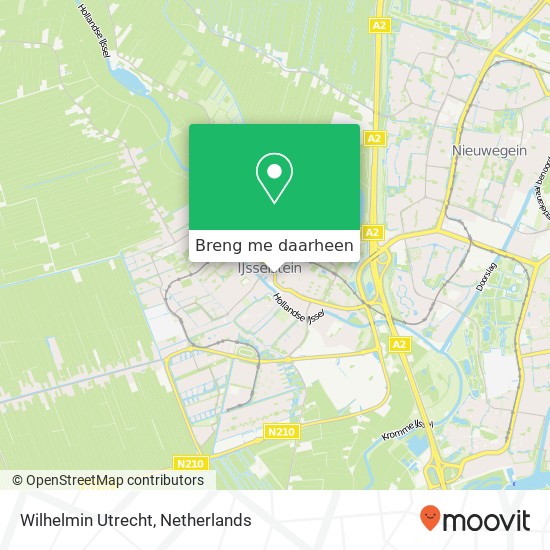 Wilhelmin Utrecht kaart