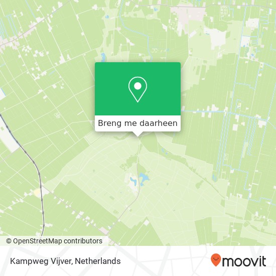 Kampweg Vijver, 7715 Punthorst kaart