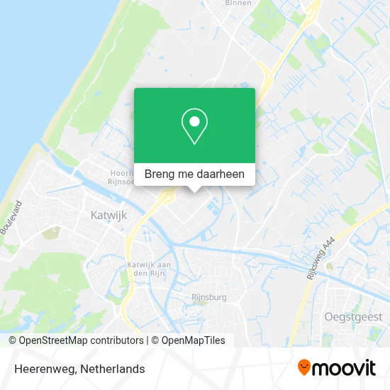 Heerenweg kaart
