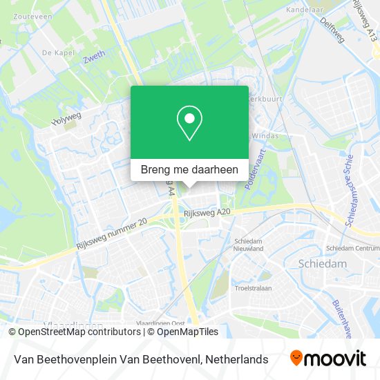 Van Beethovenplein Van Beethovenl kaart