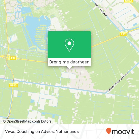 Vivas Coaching en Advies kaart