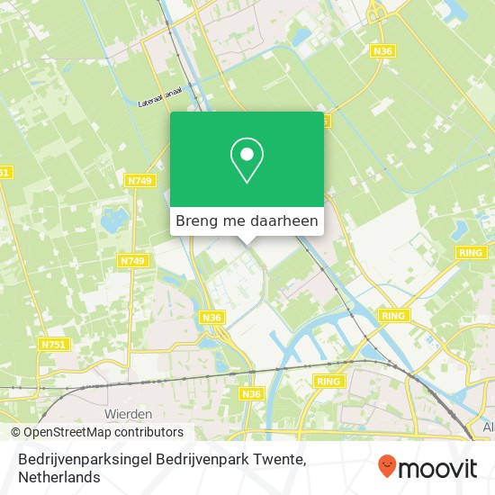 Bedrijvenparksingel Bedrijvenpark Twente kaart