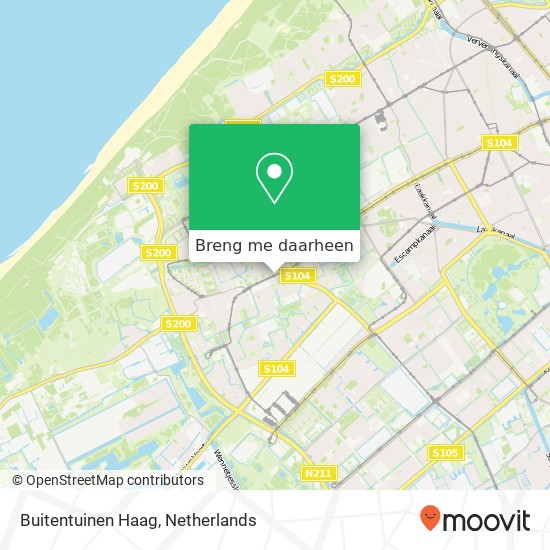 Buitentuinen Haag kaart