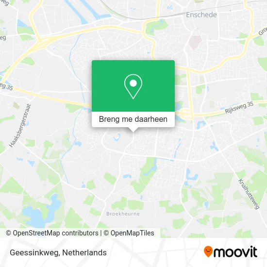 Geessinkweg kaart