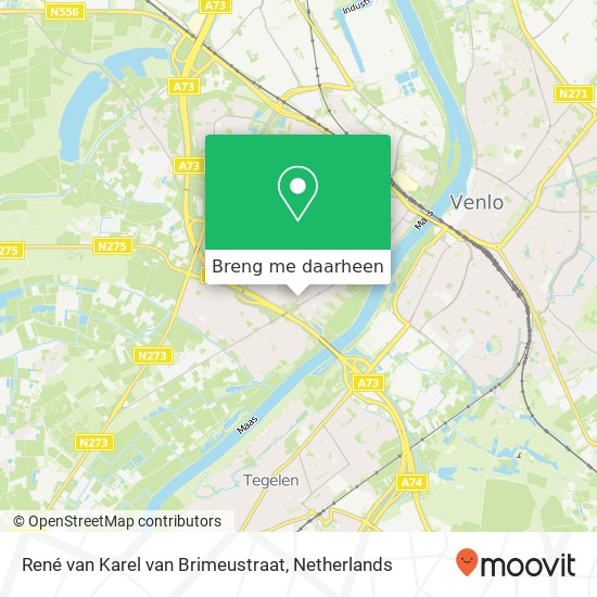 René van Karel van Brimeustraat kaart