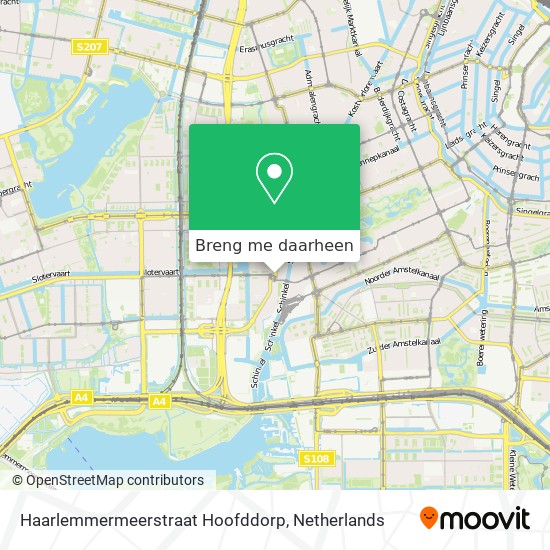 Haarlemmermeerstraat Hoofddorp kaart