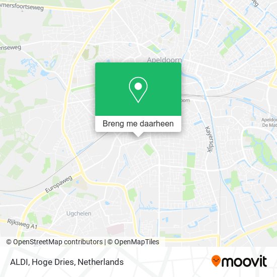 ALDI, Hoge Dries kaart