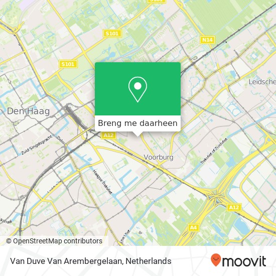 Van Duve Van Arembergelaan kaart