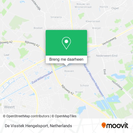 De Visstek Hengelsport kaart