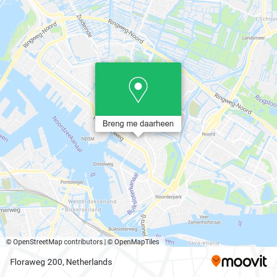 Floraweg 200 kaart