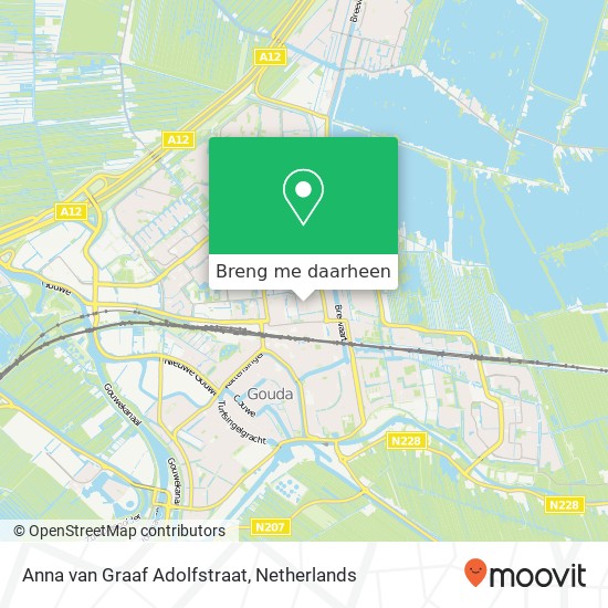 Anna van Graaf Adolfstraat kaart