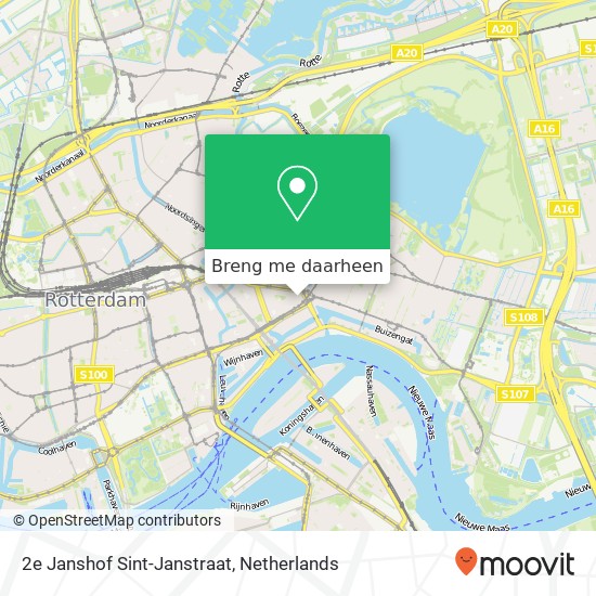2e Janshof Sint-Janstraat kaart