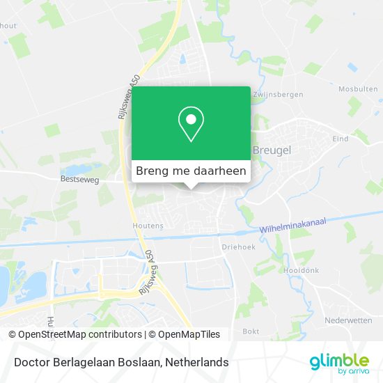 Doctor Berlagelaan Boslaan kaart