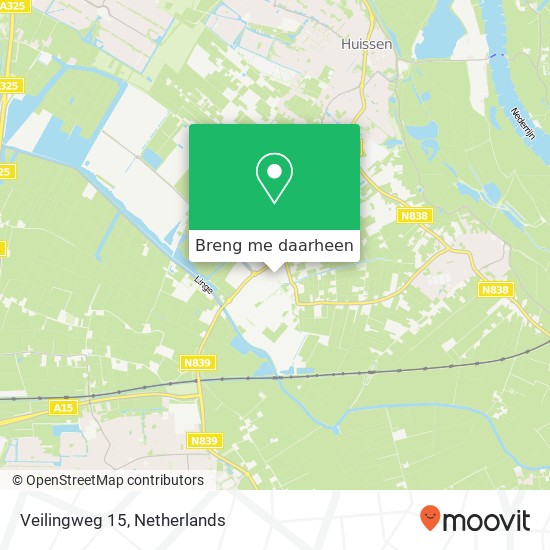 Veilingweg 15 kaart