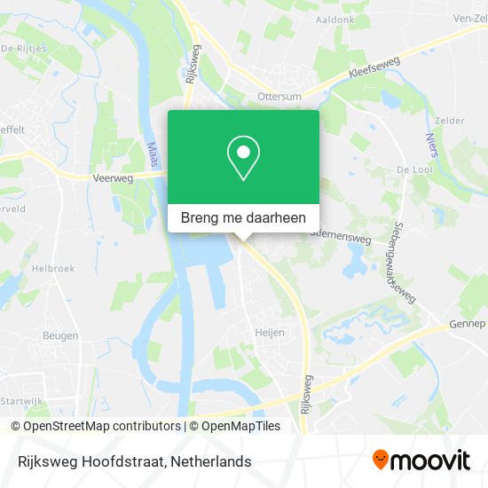 Rijksweg Hoofdstraat kaart