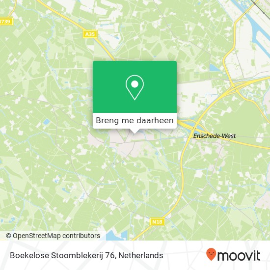 Boekelose Stoomblekerij 76 kaart