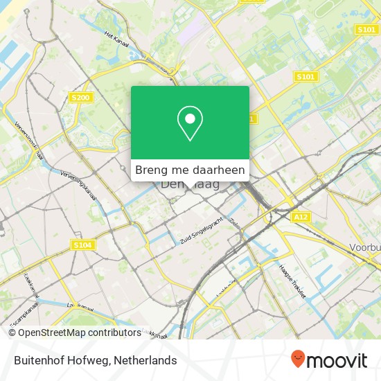 Buitenhof Hofweg kaart