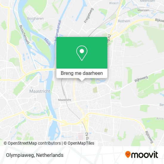 Olympiaweg kaart