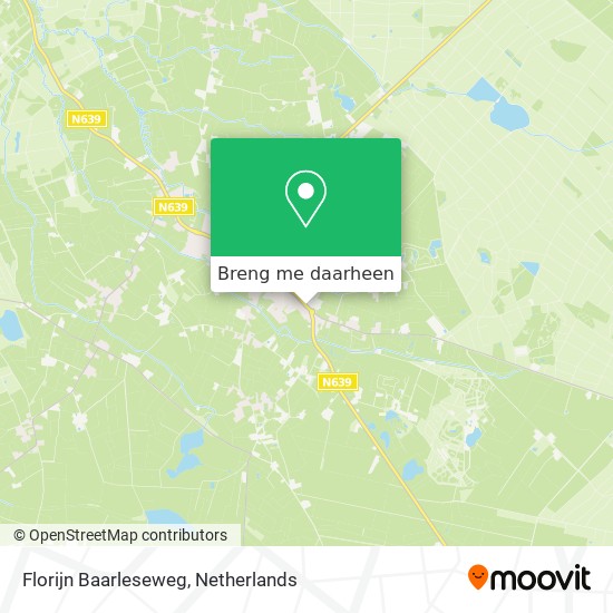Florijn Baarleseweg kaart