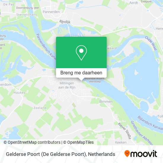 Gelderse Poort (De Gelderse Poort) kaart