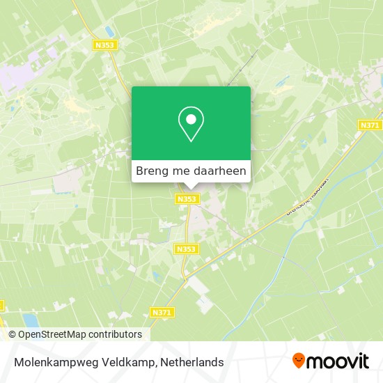 Molenkampweg Veldkamp kaart
