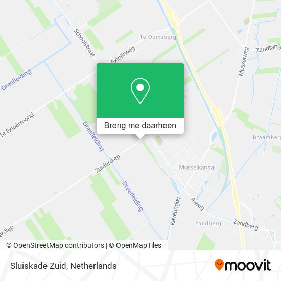 Sluiskade Zuid kaart