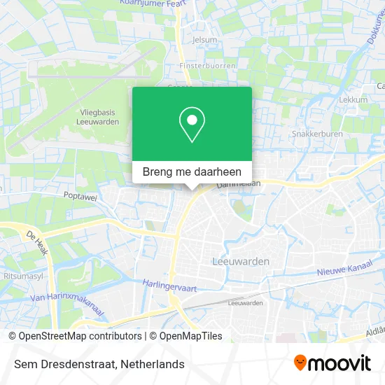 Sem Dresdenstraat kaart