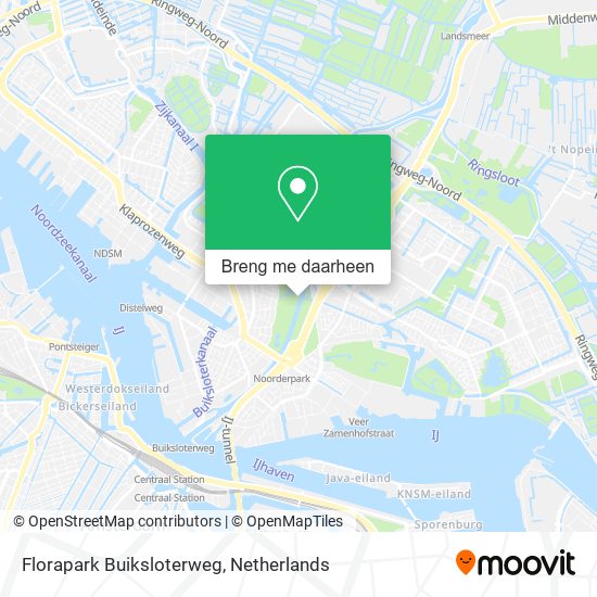Florapark Buiksloterweg kaart