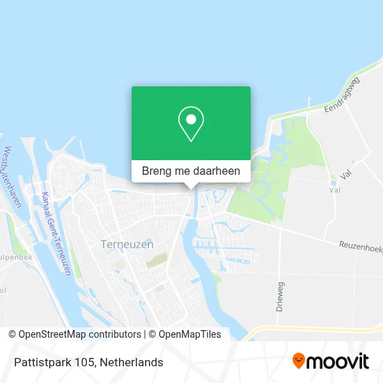 Pattistpark 105 kaart
