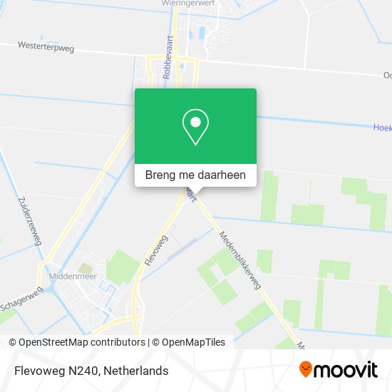 Flevoweg N240, 1771 Middenmeer kaart