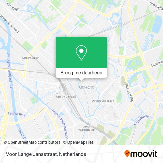 Voor Lange Jansstraat kaart