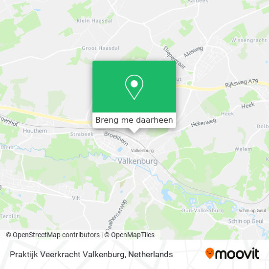 Praktijk Veerkracht Valkenburg kaart