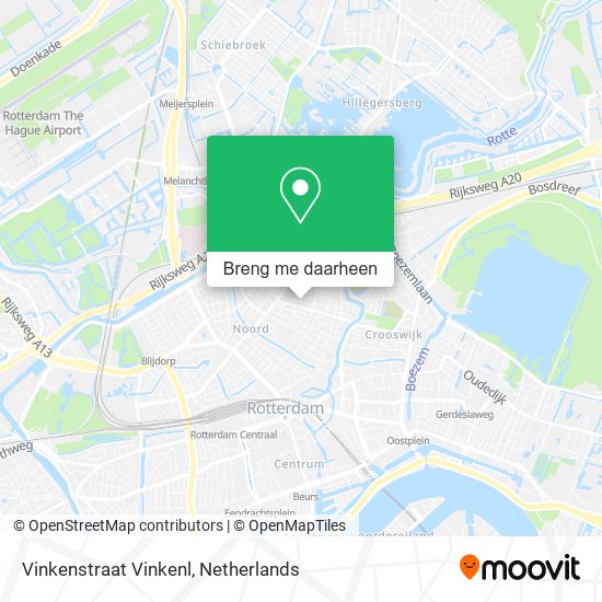 Vinkenstraat Vinkenl kaart