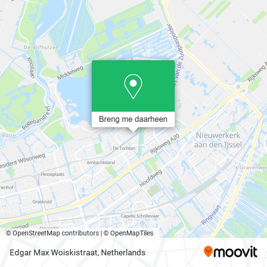 Edgar Max Woiskistraat kaart